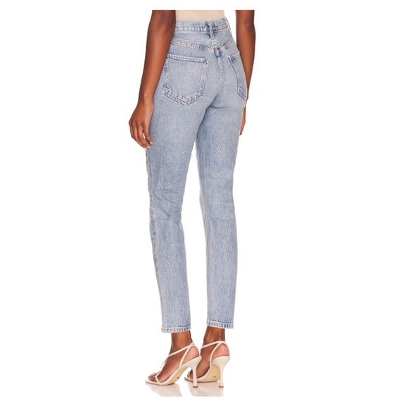 Agolde Riley High Rise Crop Jean - 26 - Picture 3 of 9